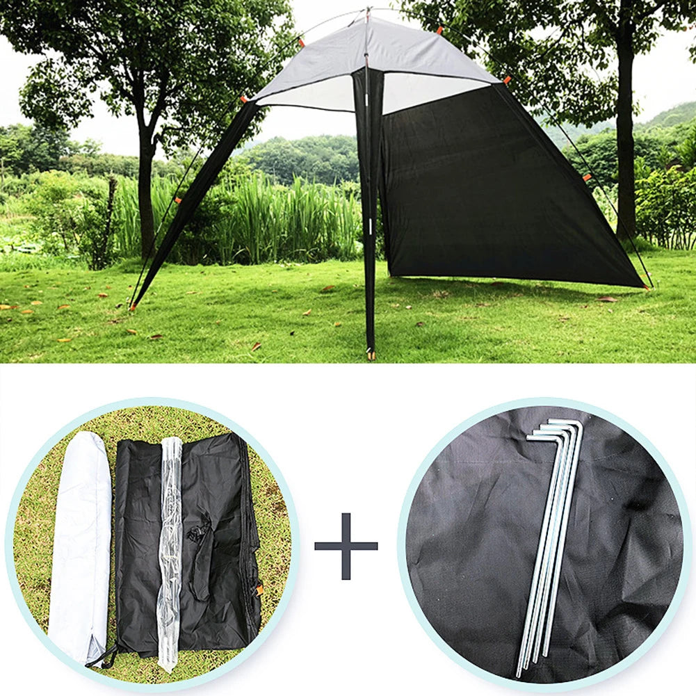 Outdoor Canopy Beach Shelter Lightweight Sun Shade Tent Waterproof Tent Garden Sun Awning Fishing Camping Travel Accessories