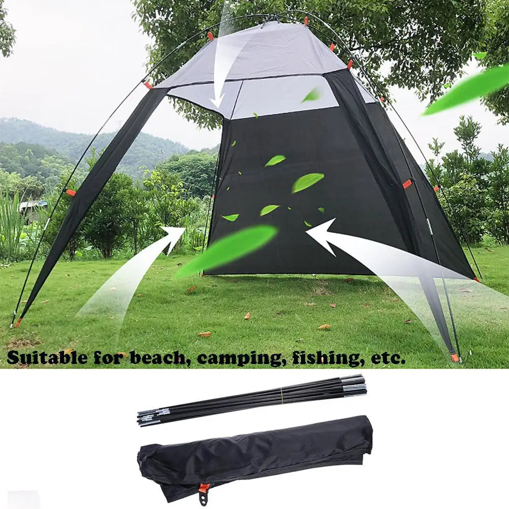 Outdoor Canopy Beach Shelter Lightweight Sun Shade Tent Waterproof Tent Garden Sun Awning Fishing Camping Travel Accessories