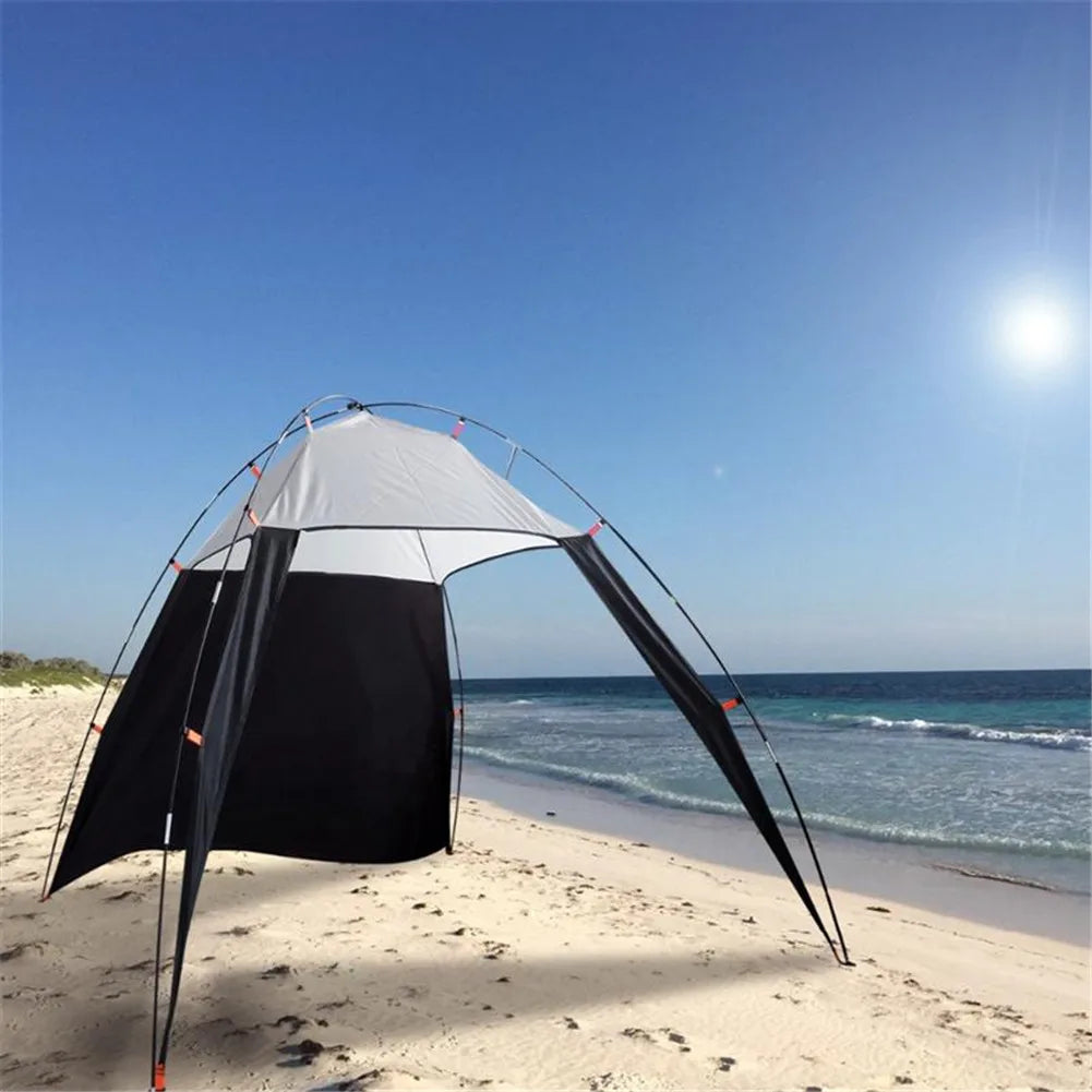 Outdoor Canopy Beach Shelter Lightweight Sun Shade Tent Waterproof Tent Garden Sun Awning Fishing Camping Travel Accessories