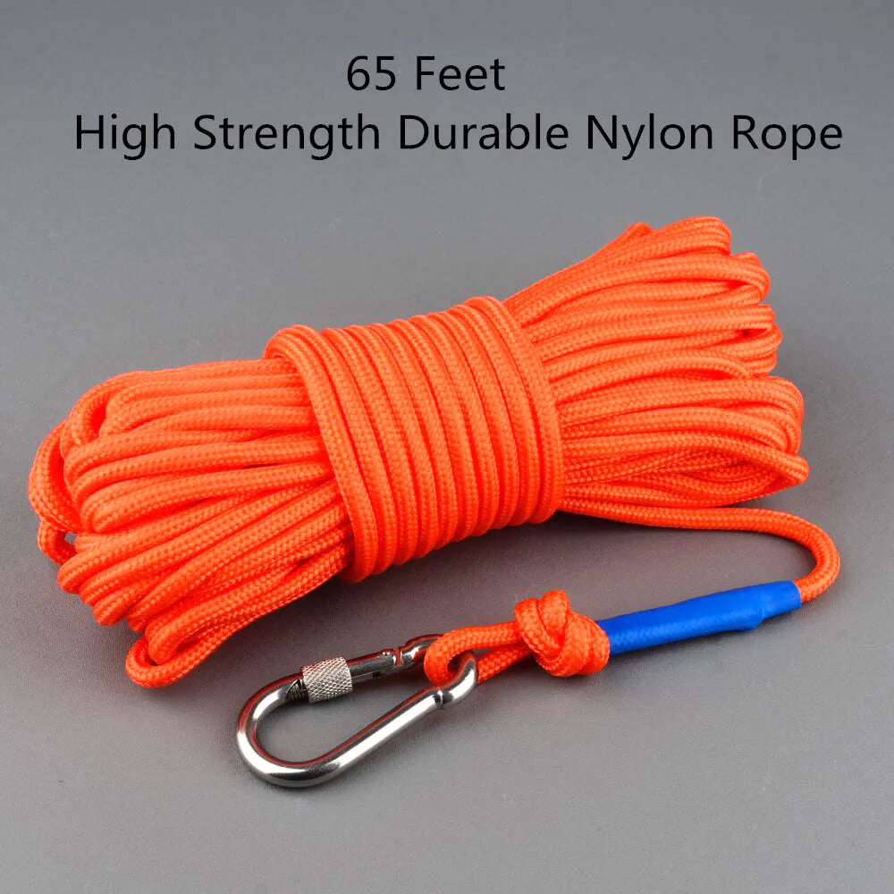 700LBS/1000LBS Neodymium N52 Fishing Magnets Set Outdoor Sports Deep Sea Salvage Searching Detecting Durable Rope Gift Tools