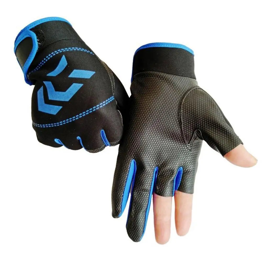 Non Slip Fishing Protection Against Stab Wounds Fishing Gloves Breathable Fishing Gloves 3 Fingers Cut Water Proof Sports Gloves