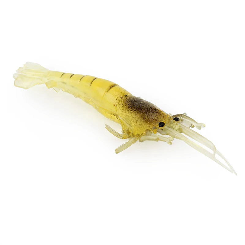 12pcs/lot Fishing Lures Silicone Soft Bait 10cm Artificial Shrimp Fishing Lure