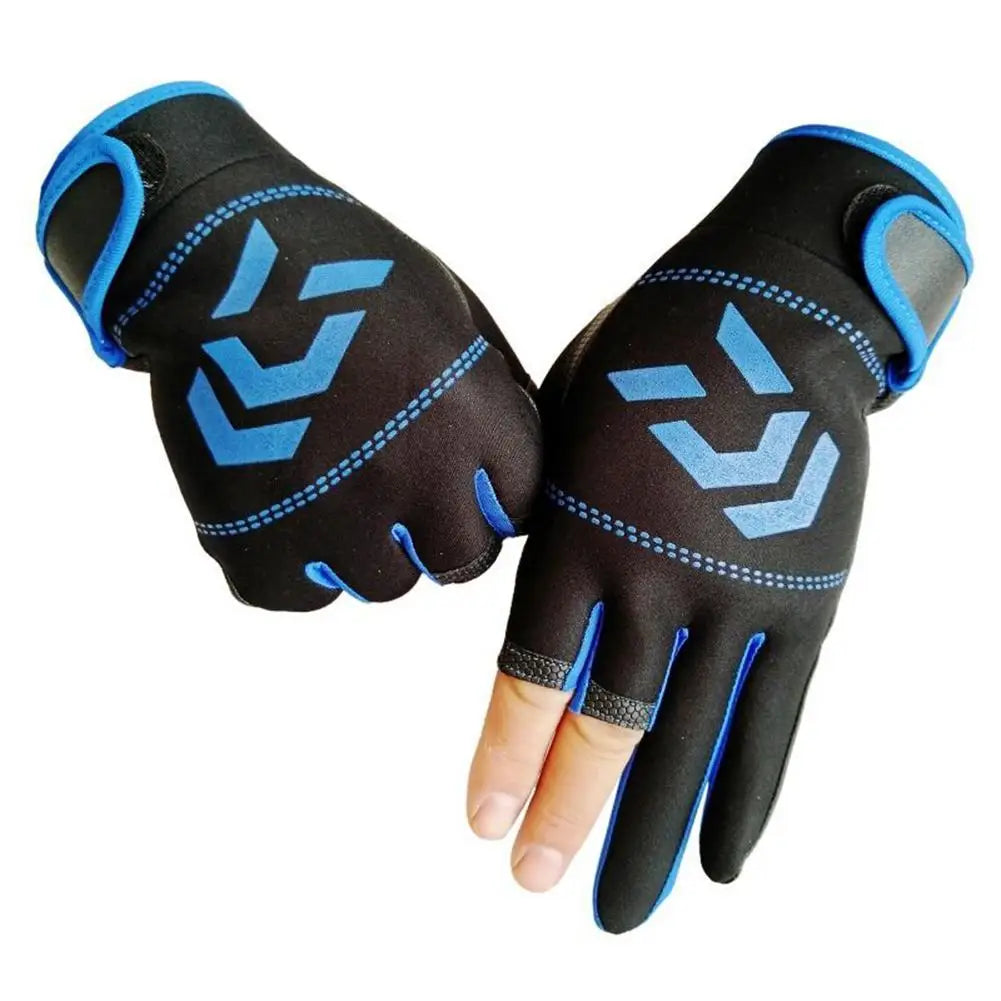 Non Slip Fishing Protection Against Stab Wounds Fishing Gloves Breathable Fishing Gloves 3 Fingers Cut Water Proof Sports Gloves