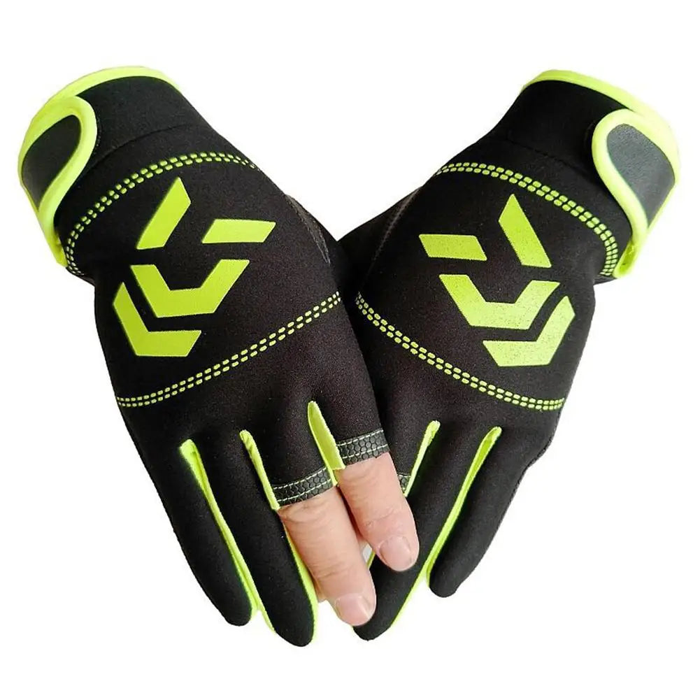 Non Slip Fishing Protection Against Stab Wounds Fishing Gloves Breathable Fishing Gloves 3 Fingers Cut Water Proof Sports Gloves