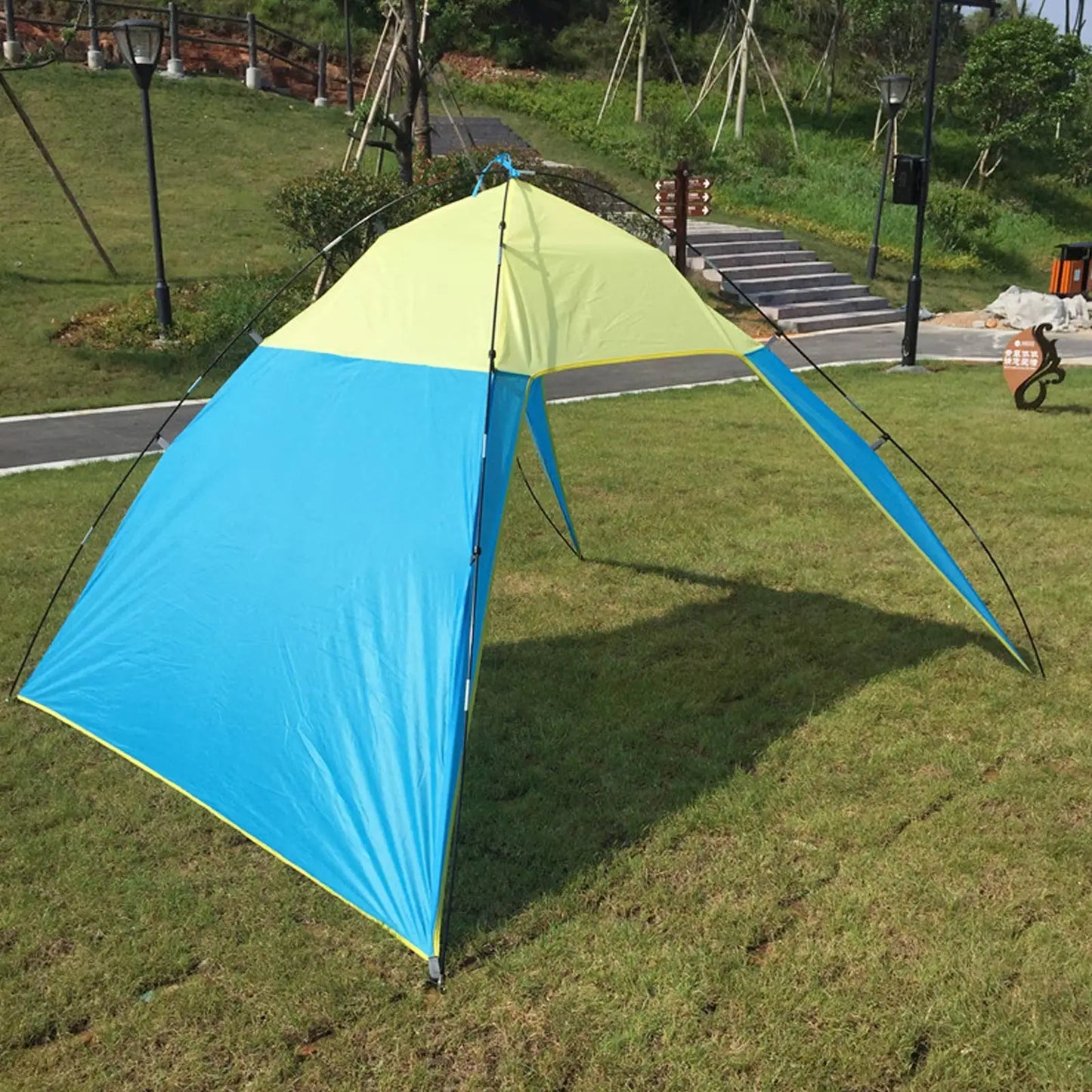 Outdoor Canopy Beach Shelter Lightweight Sun Shade Tent Waterproof Tent Garden Sun Awning Fishing Camping Travel Accessories