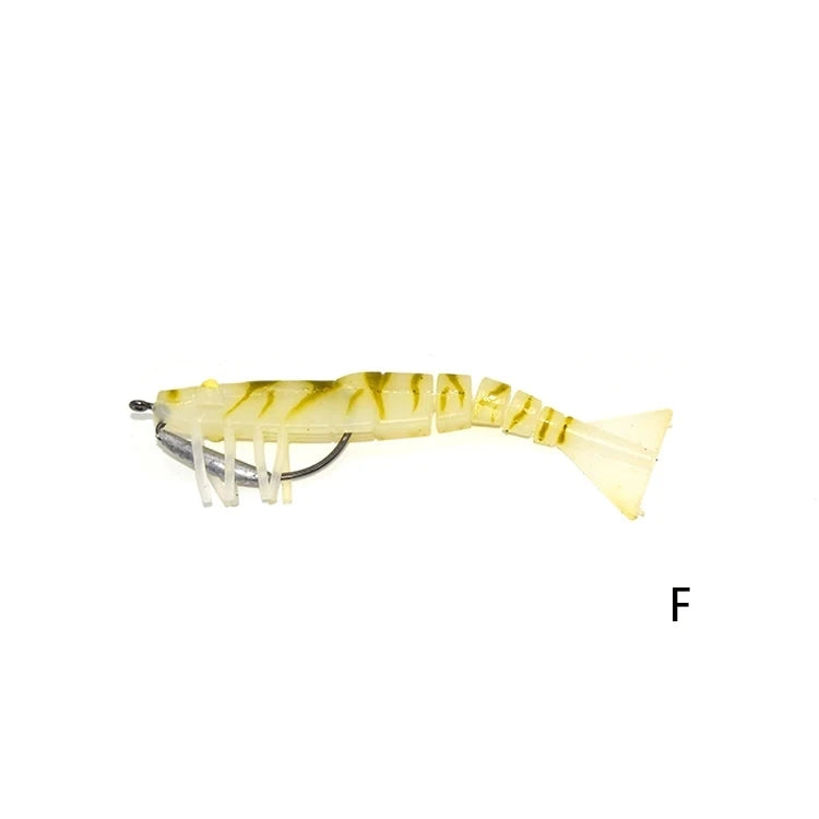 TAKEDO LIVE SHRIMP LV01A 90MM 8G 120MM 17G Prawn Lure TPR Artificial Bait Soft Lure Fishing Shrimp Lure Sea Bass Lure