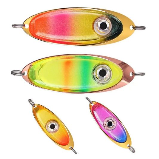 LED Fishing Lure Light Rotatable Underwater Eye Shape Fishing Lure Light Fishing Squid Bait Luminous Lure for Attracting Fish