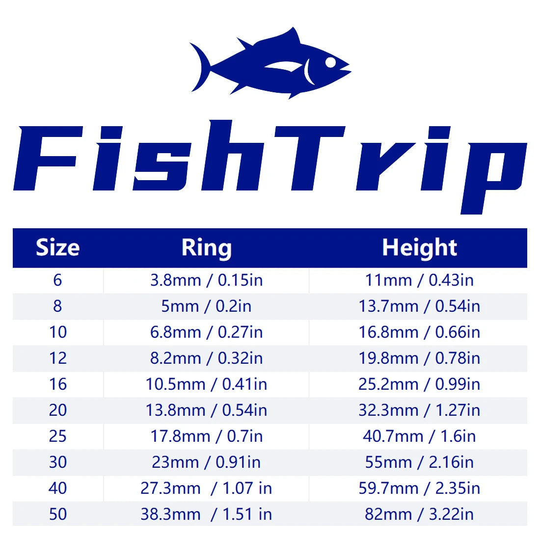 FishTrip Fishing Rod Guides Repair Kit Heavy Duty Quad Foot Guide Stainless Steel for Rod Building Repair Replacement