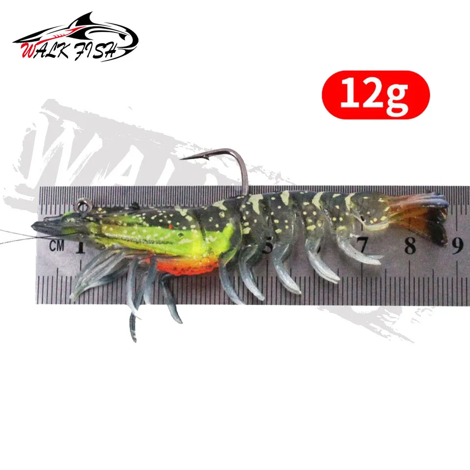 WALK FISH Egi Eging Squid Fishing Lures Saltwater Fishing Shrimp Squid Soft Lure Jigs for Sea Fishing Octopus Cuttlefish Bait