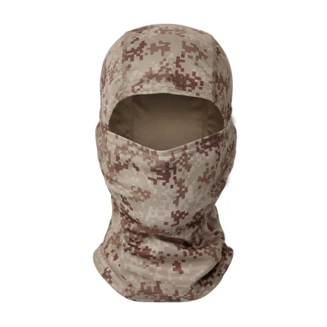 Tactical Camouflage Balaclava Full Face Mask CS Wargame Army Hunting Cycling Sports Helmet Liner Cap Military Multicam CP Scarf