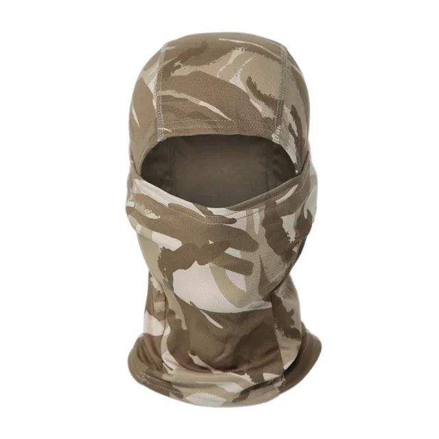 Tactical Camouflage Balaclava Full Face Mask CS Wargame Army Hunting Cycling Sports Helmet Liner Cap Military Multicam CP Scarf