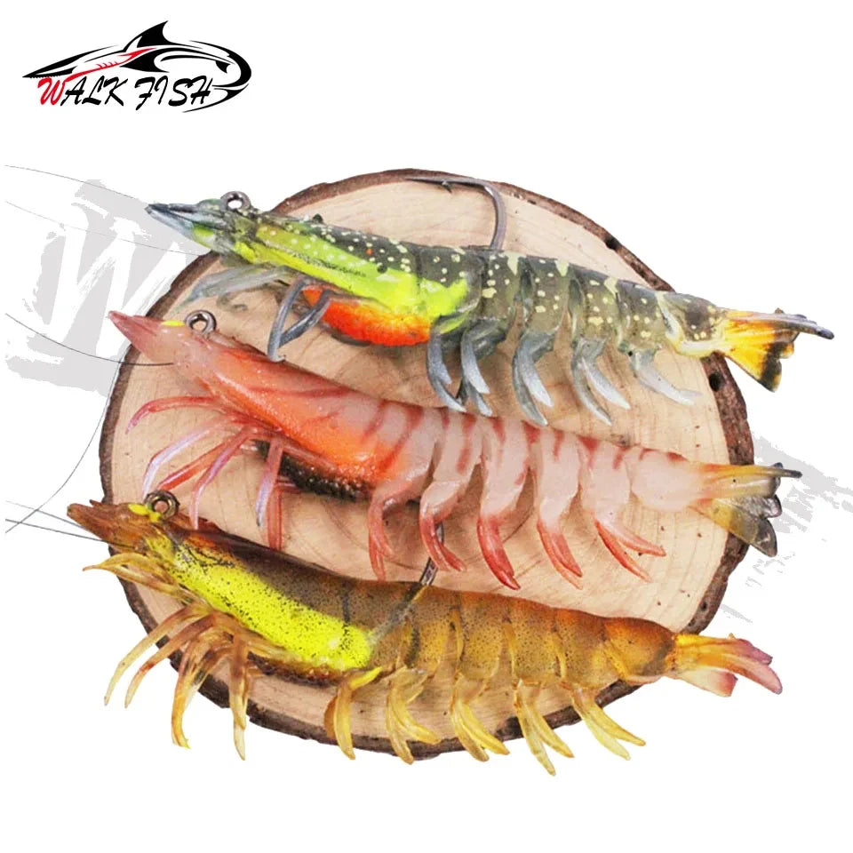 WALK FISH Egi Eging Squid Fishing Lures Saltwater Fishing Shrimp Squid Soft Lure Jigs for Sea Fishing Octopus Cuttlefish Bait