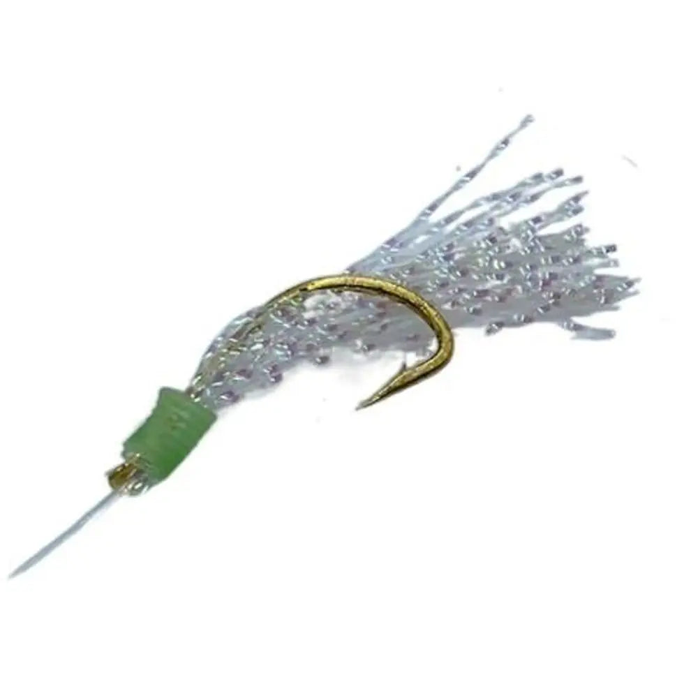 1Park/5pcs Lunker Sabiki Rigs  Hooks Saltwater Fishing Lures Luminous Glow Flash Fishskin Sea Bait Mackerel Pesca Tackle