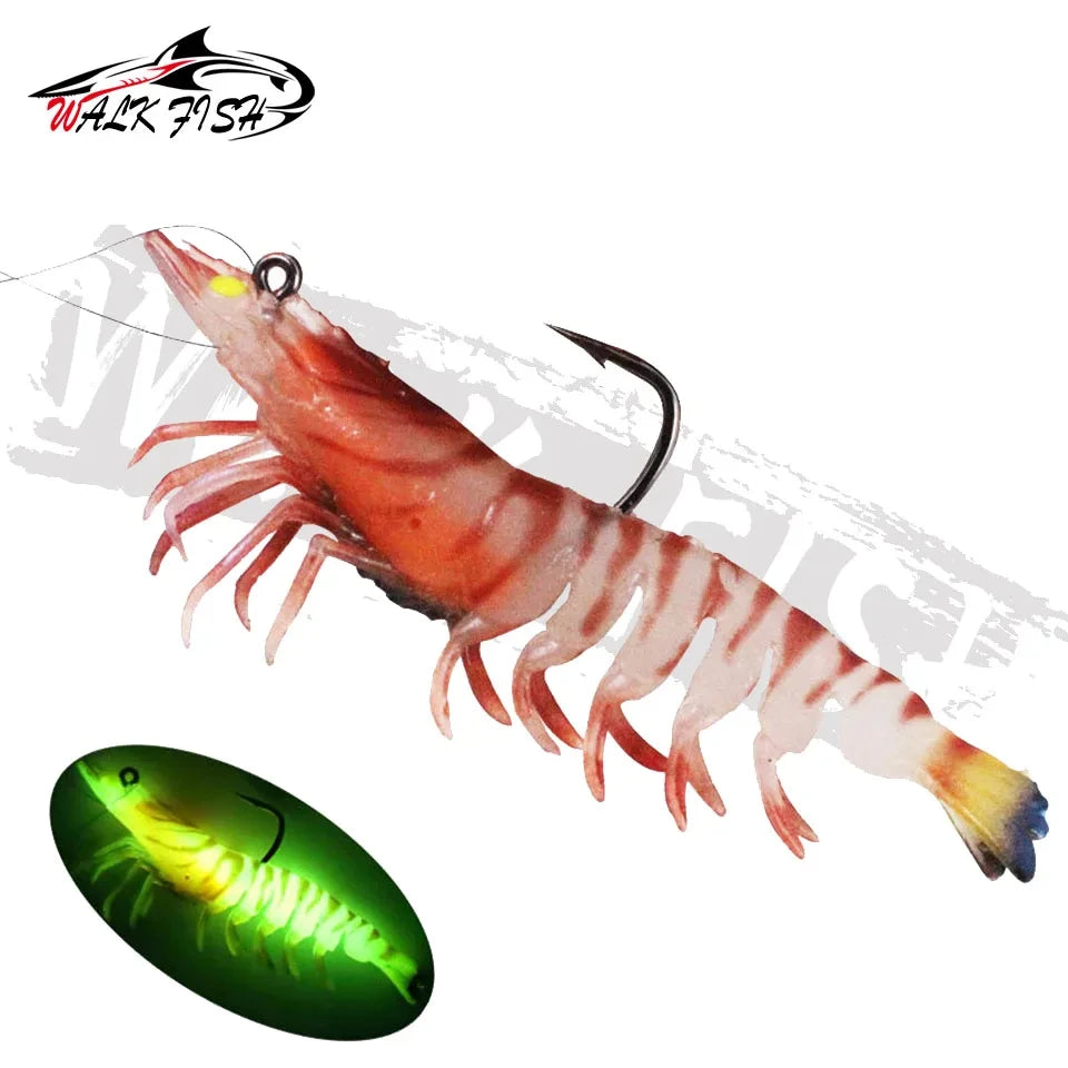 WALK FISH Egi Eging Squid Fishing Lures Saltwater Fishing Shrimp Squid Soft Lure Jigs for Sea Fishing Octopus Cuttlefish Bait