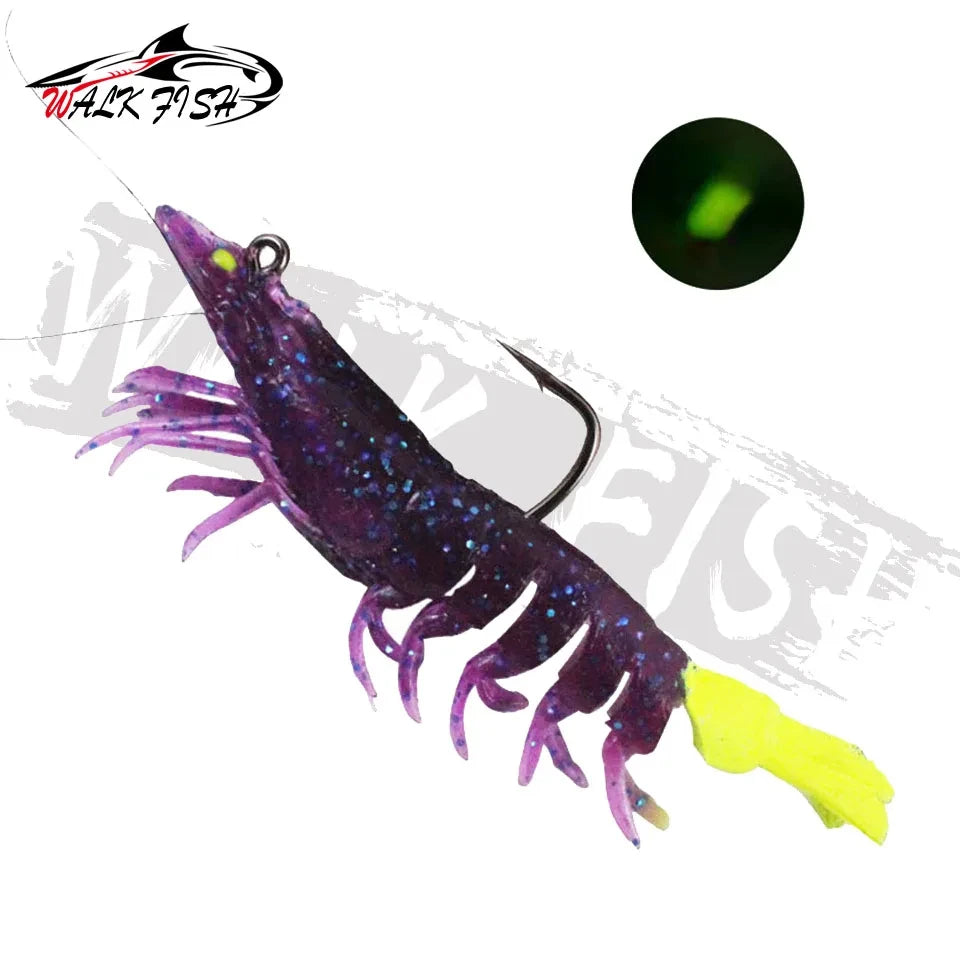 WALK FISH Egi Eging Squid Fishing Lures Saltwater Fishing Shrimp Squid Soft Lure Jigs for Sea Fishing Octopus Cuttlefish Bait