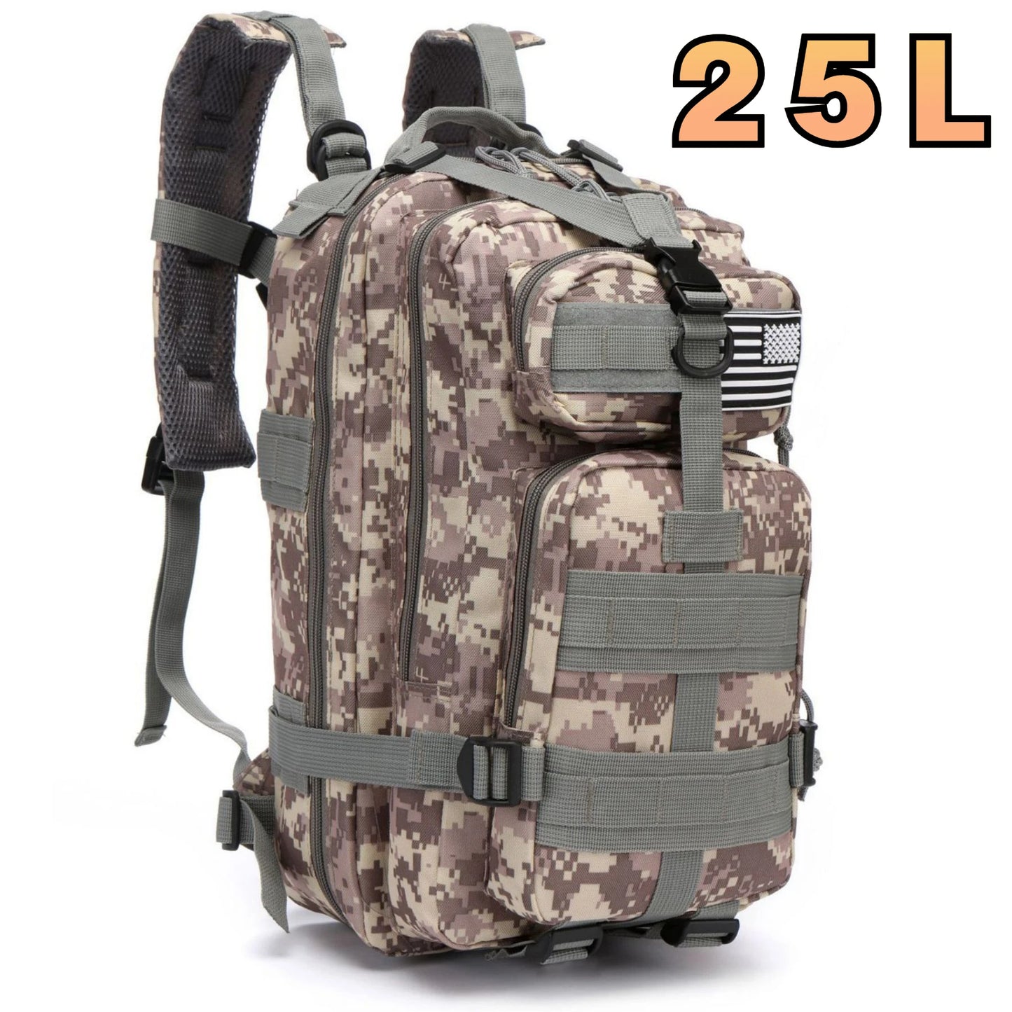 25L/50L  Waterproof Trekking Fishing Hunting Bag Backpack Outdoor Rucksacks Tactical Sports Camping Hiking Sturdy Backpack