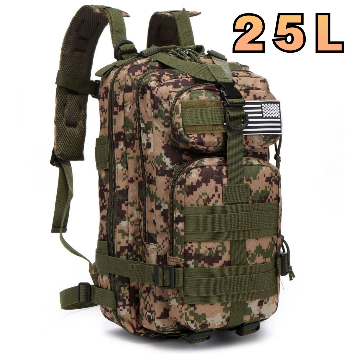 25L/50L  Waterproof Trekking Fishing Hunting Bag Backpack Outdoor Rucksacks Tactical Sports Camping Hiking Sturdy Backpack