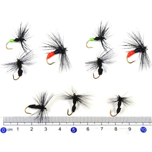 Ant Dry Fly Trout Fishing Dry Flies Barbless Hooks Fishing Lure Set Artificial Insect Lure Rainbow Grayling Fishing Tackle