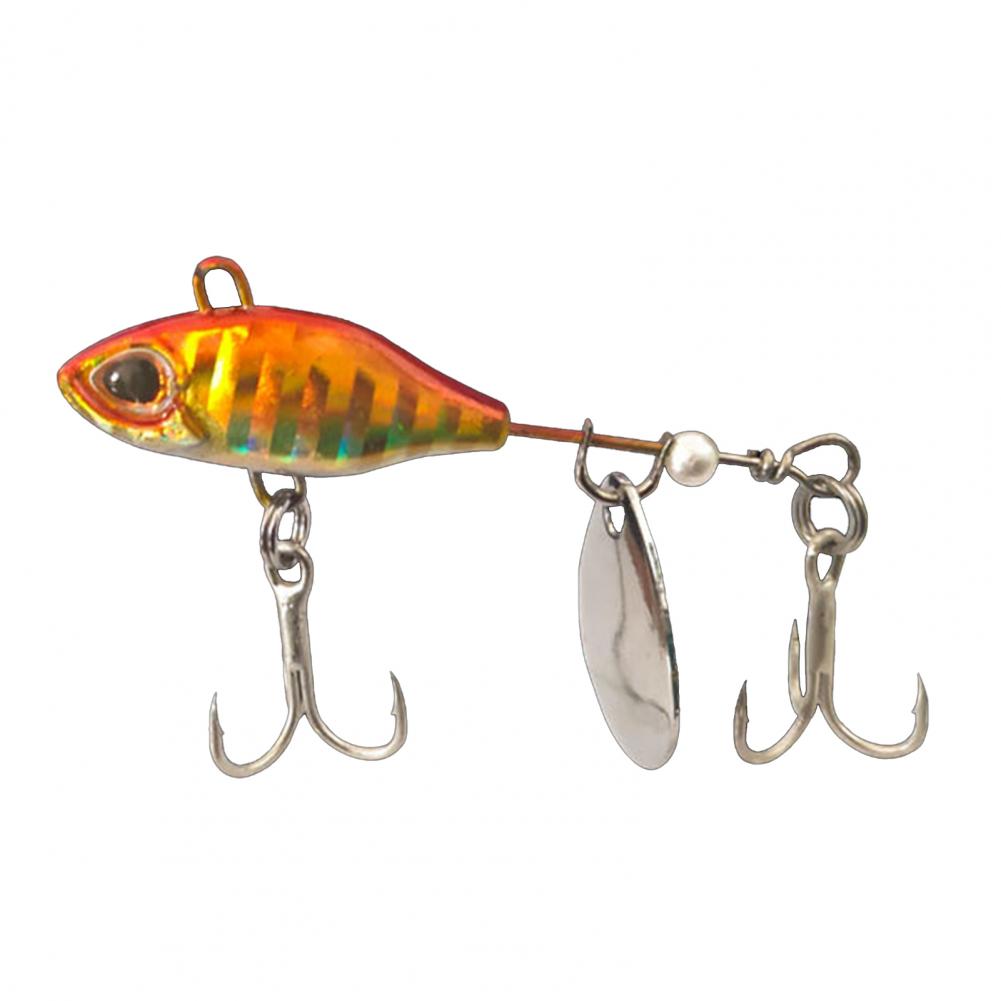 7/10/14g Metal Fishing Bait 3D Eyes Far Throwing Good Toughness VIB Bait Fishing Supplies