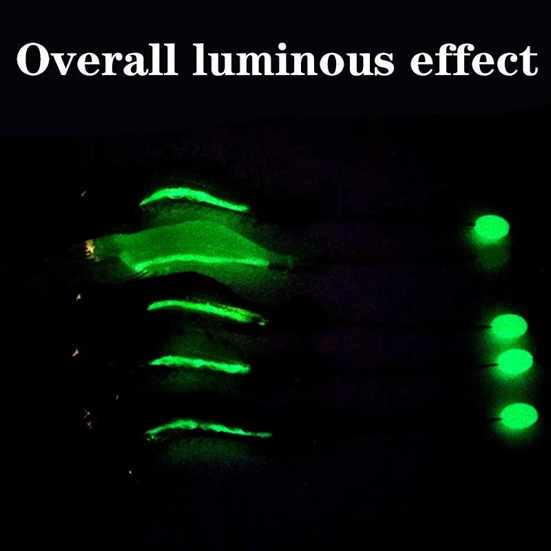 1 Pc Luminous Soft Fishing Lures Fake Shrimp Floating Shaped Lure Bait Bionic Artificial Shrimp with Hook Fishing Tackle