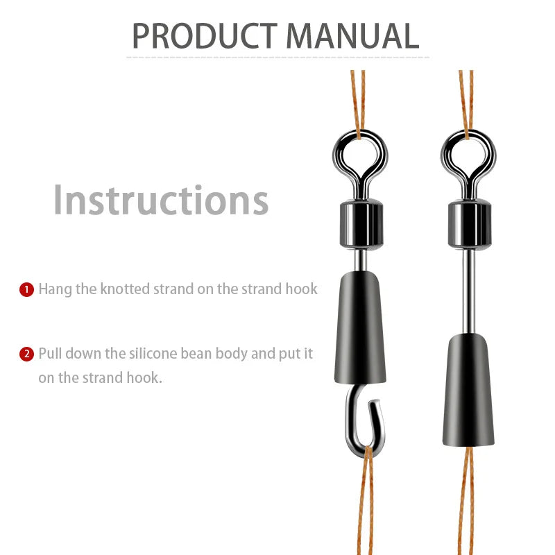 Carp Fishing Quick Change Feeder Swivels Method Feeder Swivel Snaps Fishing Accessories Tool Jig Hooks Tackle Connector