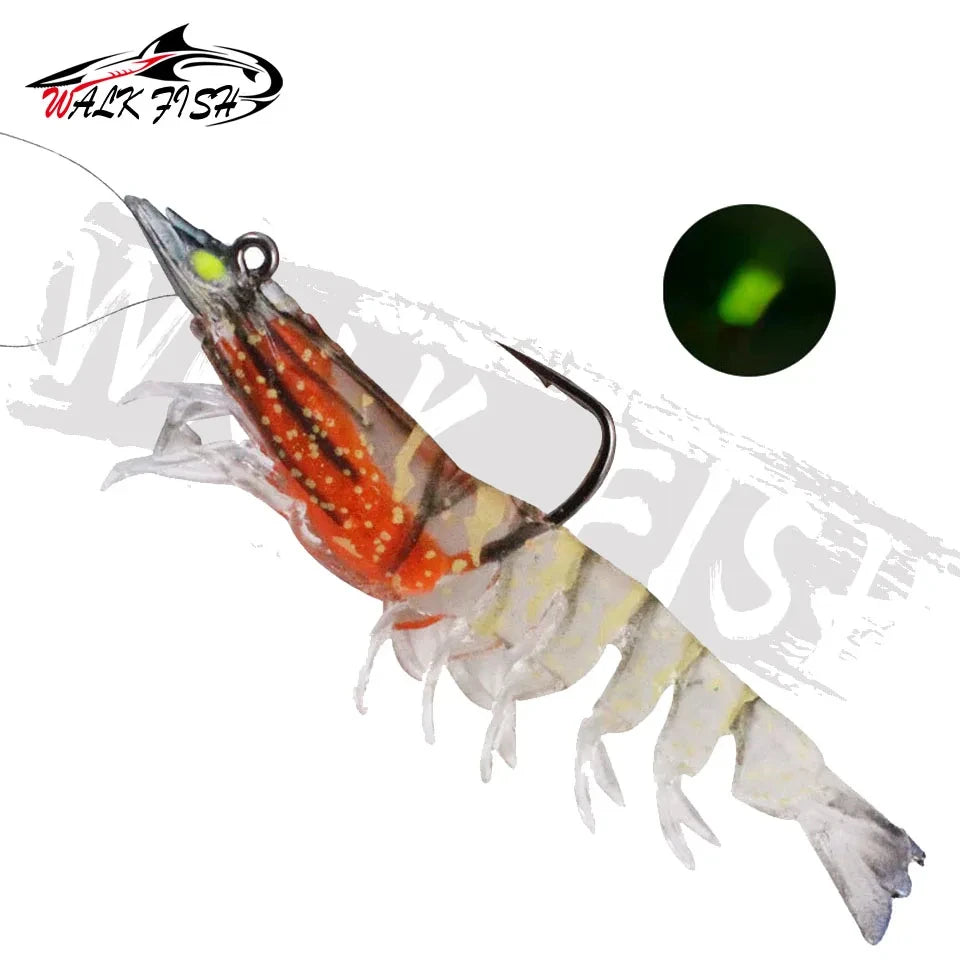 WALK FISH Egi Eging Squid Fishing Lures Saltwater Fishing Shrimp Squid Soft Lure Jigs for Sea Fishing Octopus Cuttlefish Bait